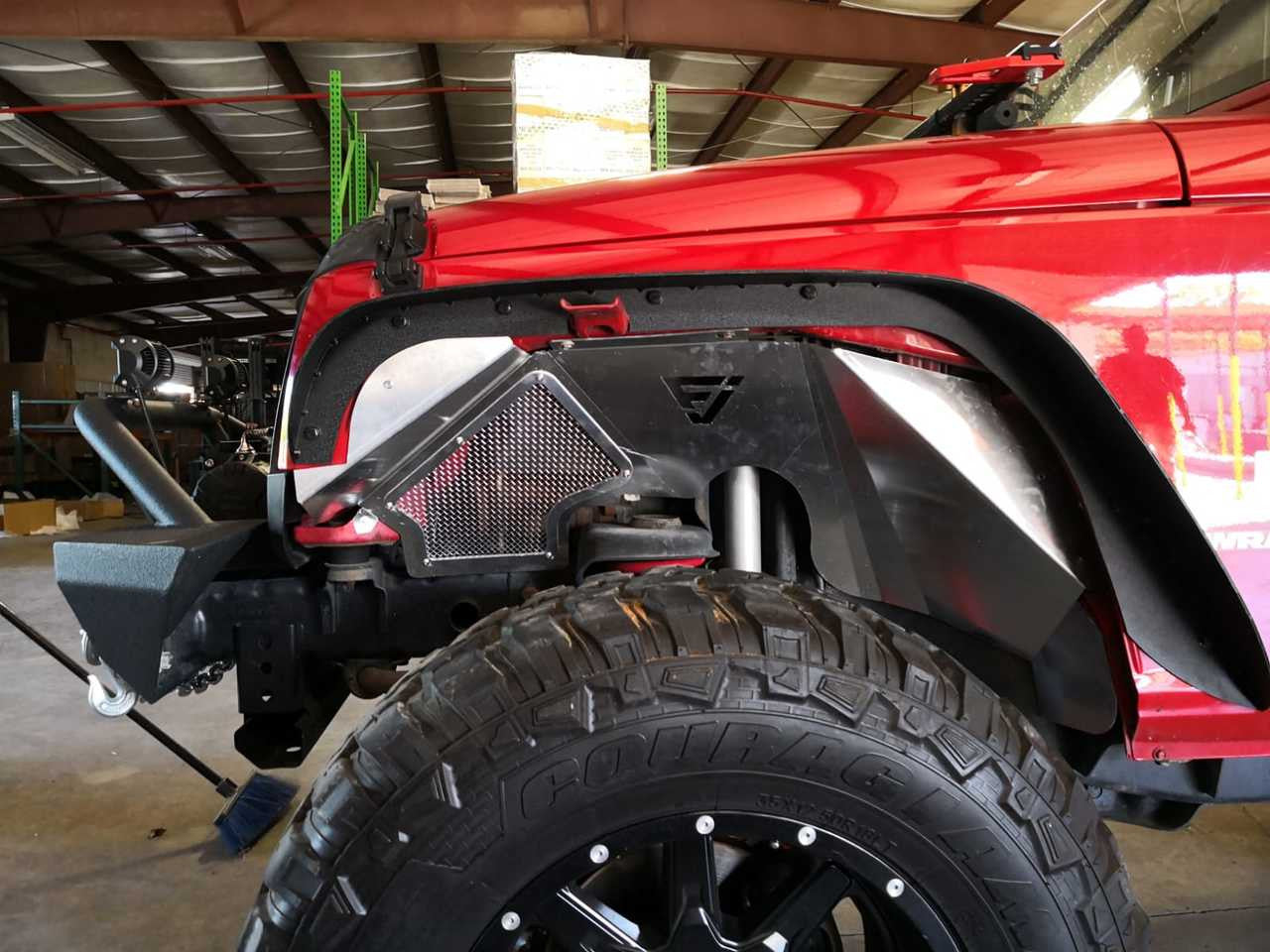 Steel Flat Top Metal Fenders for Wrangler JK 2007-2018 Exterior Part