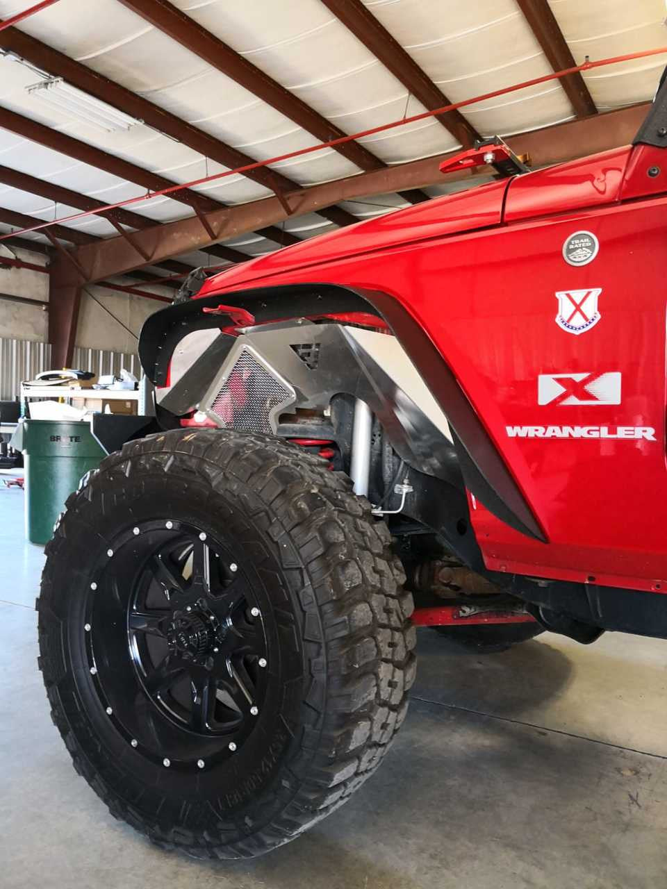 Steel Flat Top Metal Fenders for Wrangler JK 2007-2018 Exterior Part