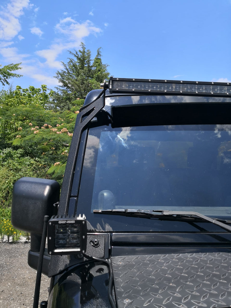 LED Light Bar 288W 50 Inches Bracket Wiring Harness Kit for Wrangler JK 2007-2018 Lighting