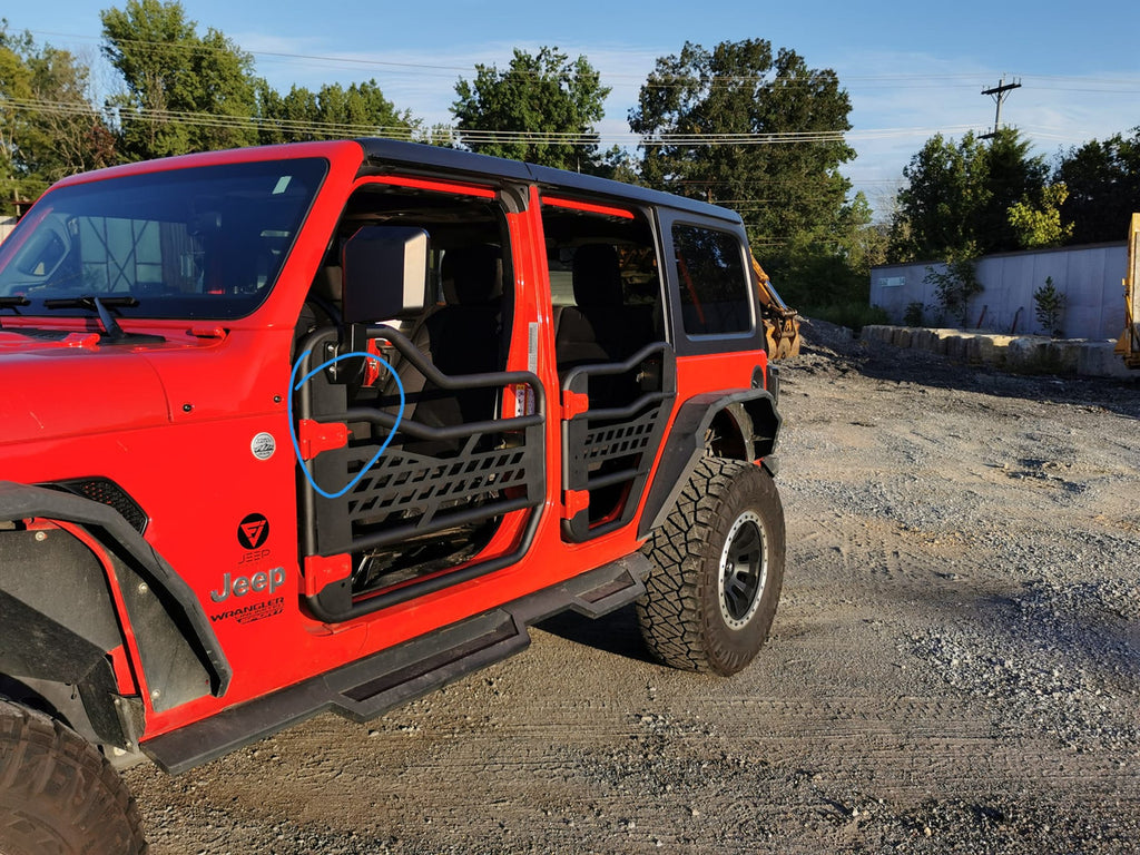 Tubular Doors for Jeep Wrangler JLU and Gladiator 2018+ Exterior Part