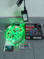 LED Strip Light Kit 32ft RGB Color Changing with Power Supply Remote