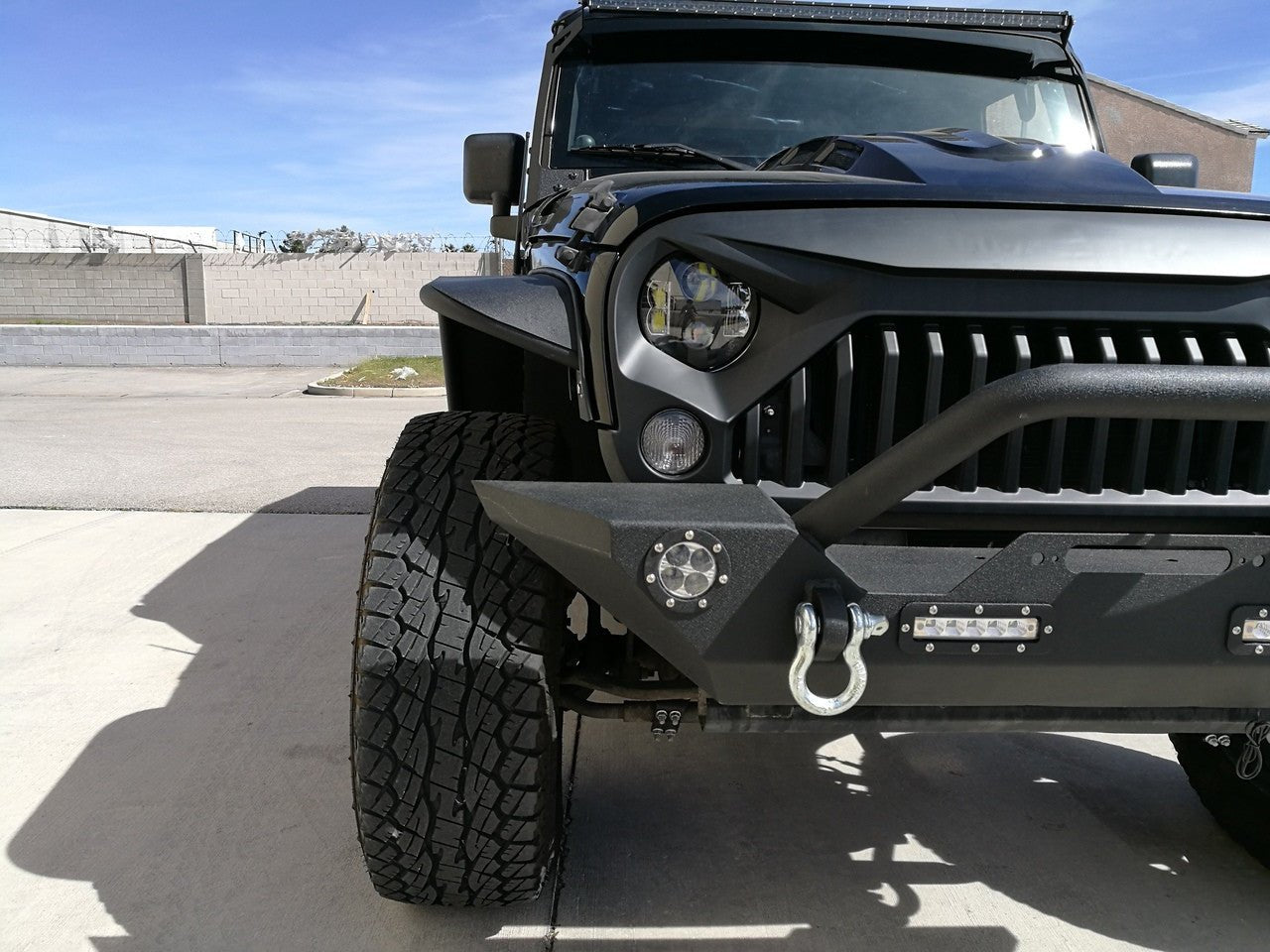 Steel Tube Style Metal Fenders for Wrangler JK 2007 - 2018 - GENSSI Exterior Part