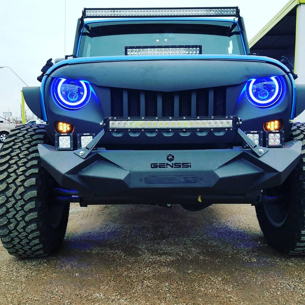 DUELY Cube Pod LED 3 Inches Auxiliary Lights Black (2 PODS) - GENSSI Lighting