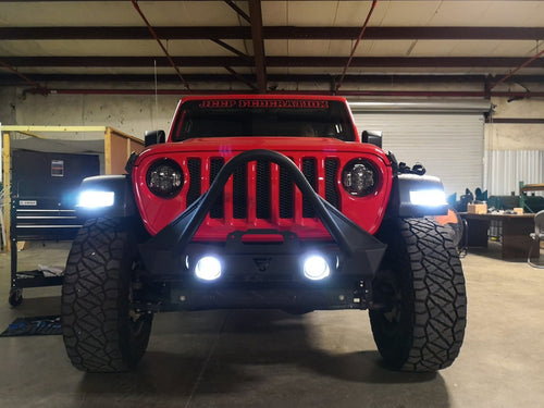 7443 LED No Hyper Flash Only for Jeep Park Lamp Lights (White or Amber) - GENSSI Lighting