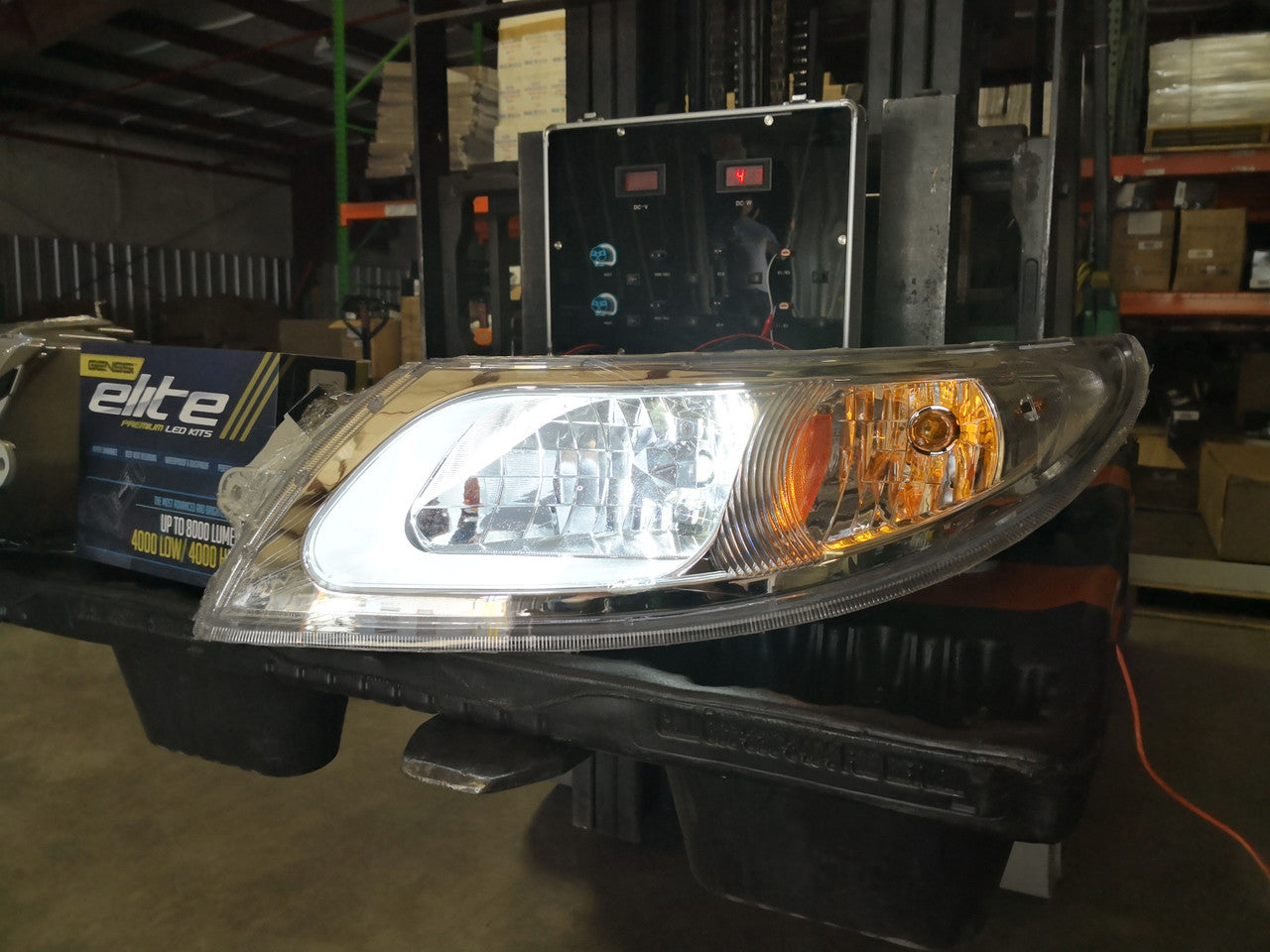 LED Pro Headlight Headlamp Pair for International 4100 4200 4300 4400 8500 8600 Lighting