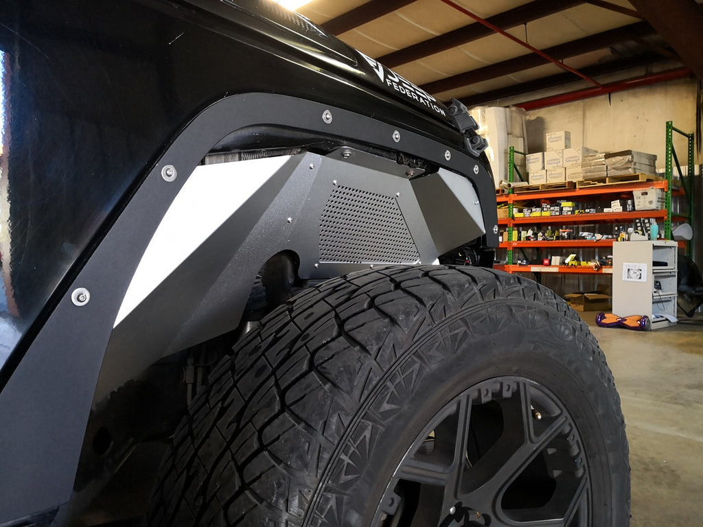 GOTHAM Aluminum Inner Fender Liner for Wrangler JK 2007-2018 Exterior Part