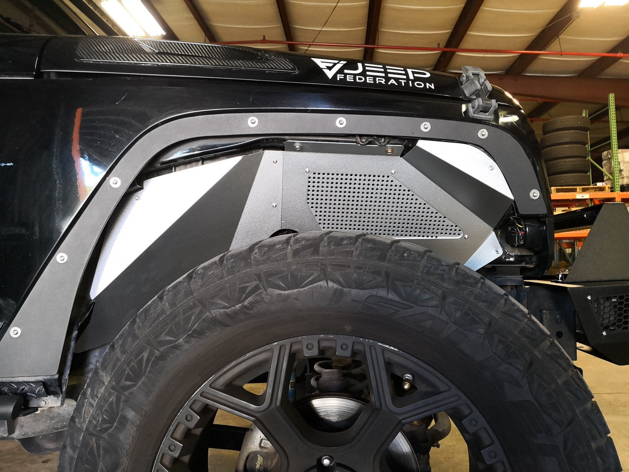 GOTHAM Aluminum Inner Fender Liner for Wrangler JK 2007-2018 Exterior Part