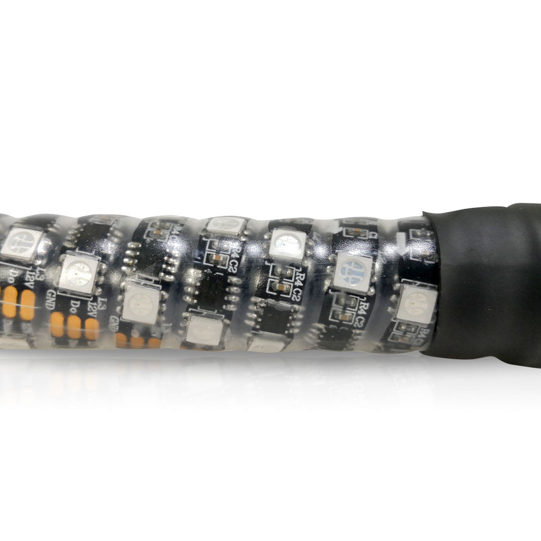 LED RGB Color Chasing Whip Lights 3 4 5 Feet Lighting