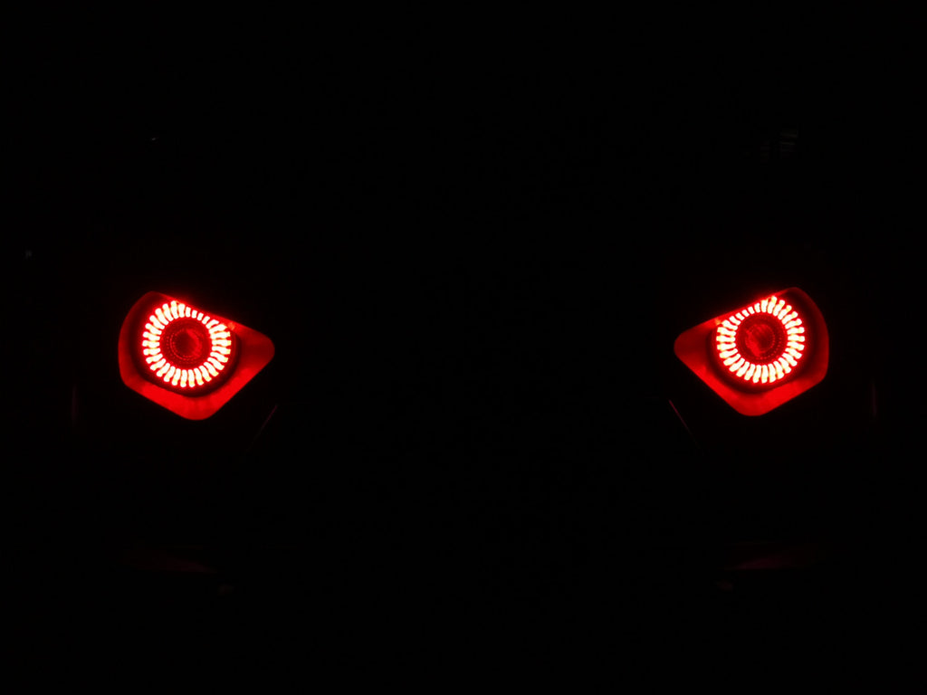 Demon Eye HALO Projector Black LED Headlights and Fog Lights for Wrangler JK 2007-2018 Lighting