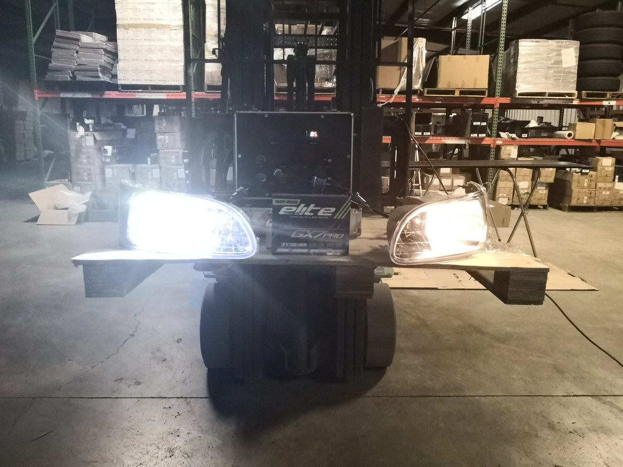 LED Conversion Kit Bulbs GX7 Pro Compatible with Peterbilt 330 325 335 340 348 384 386 387 Truck Headlight Lamp Low High Lighting