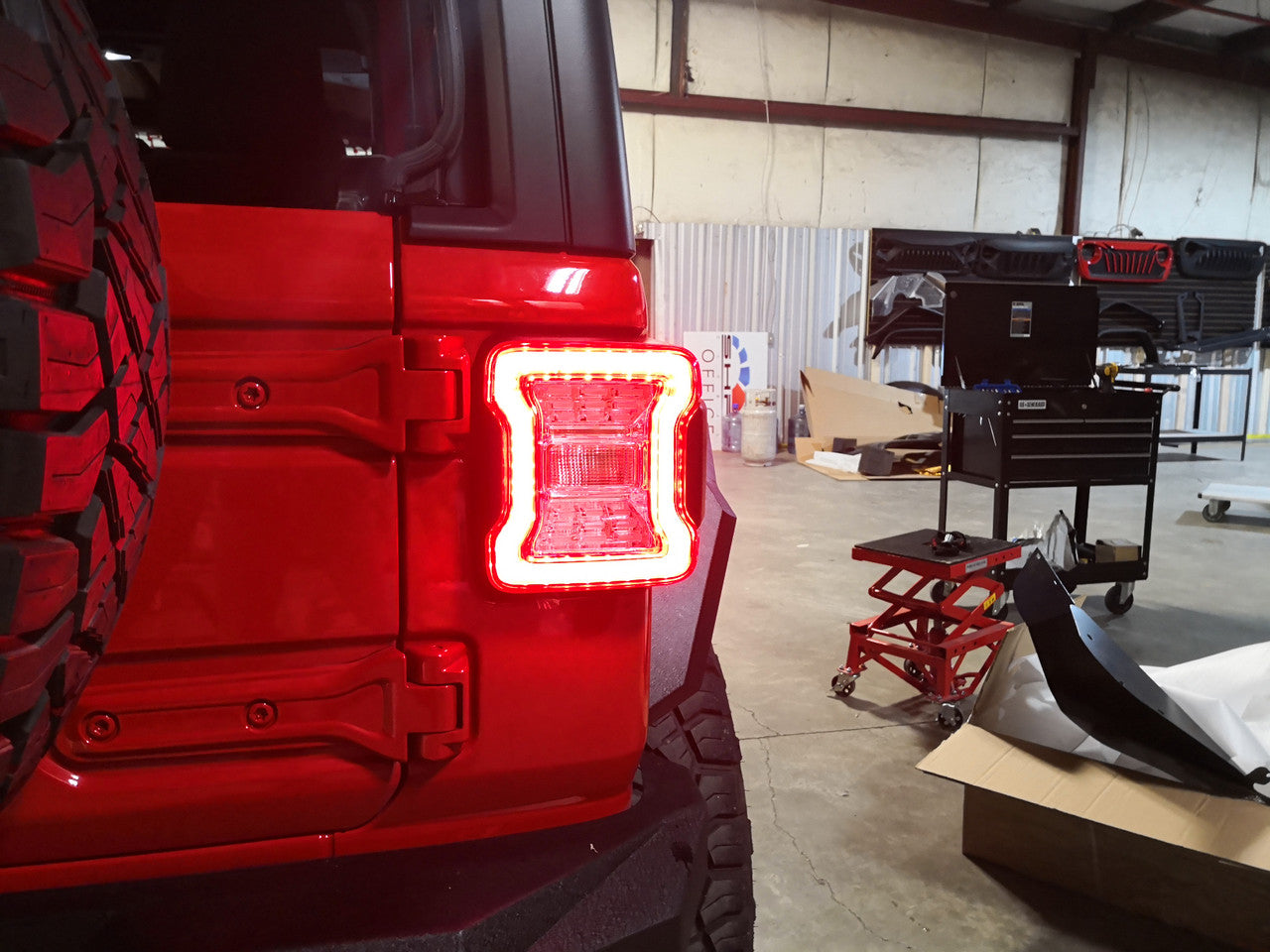 Clear LED Tail Lights for Jeep Wrangler JL 2018+ Lighting