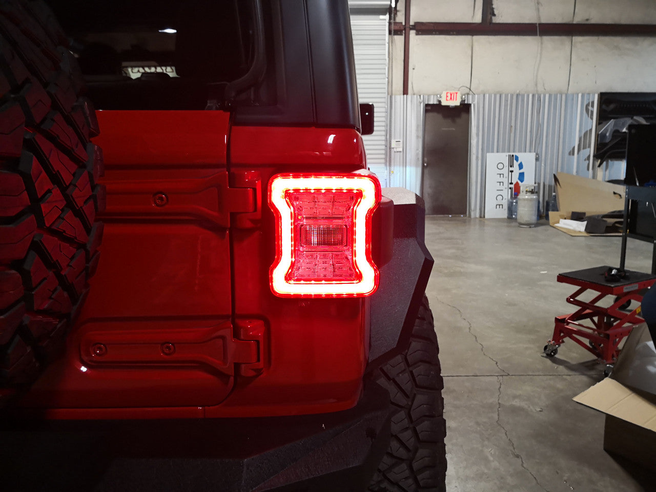 Clear LED Tail Lights for Jeep Wrangler JL 2018+ Lighting