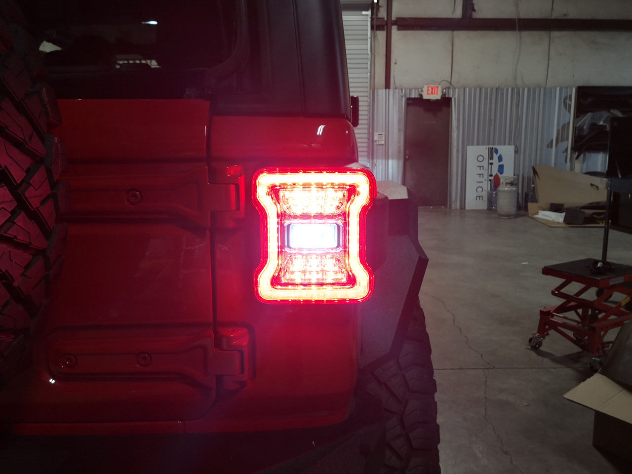Clear LED Tail Lights for Jeep Wrangler JL 2018+ Lighting