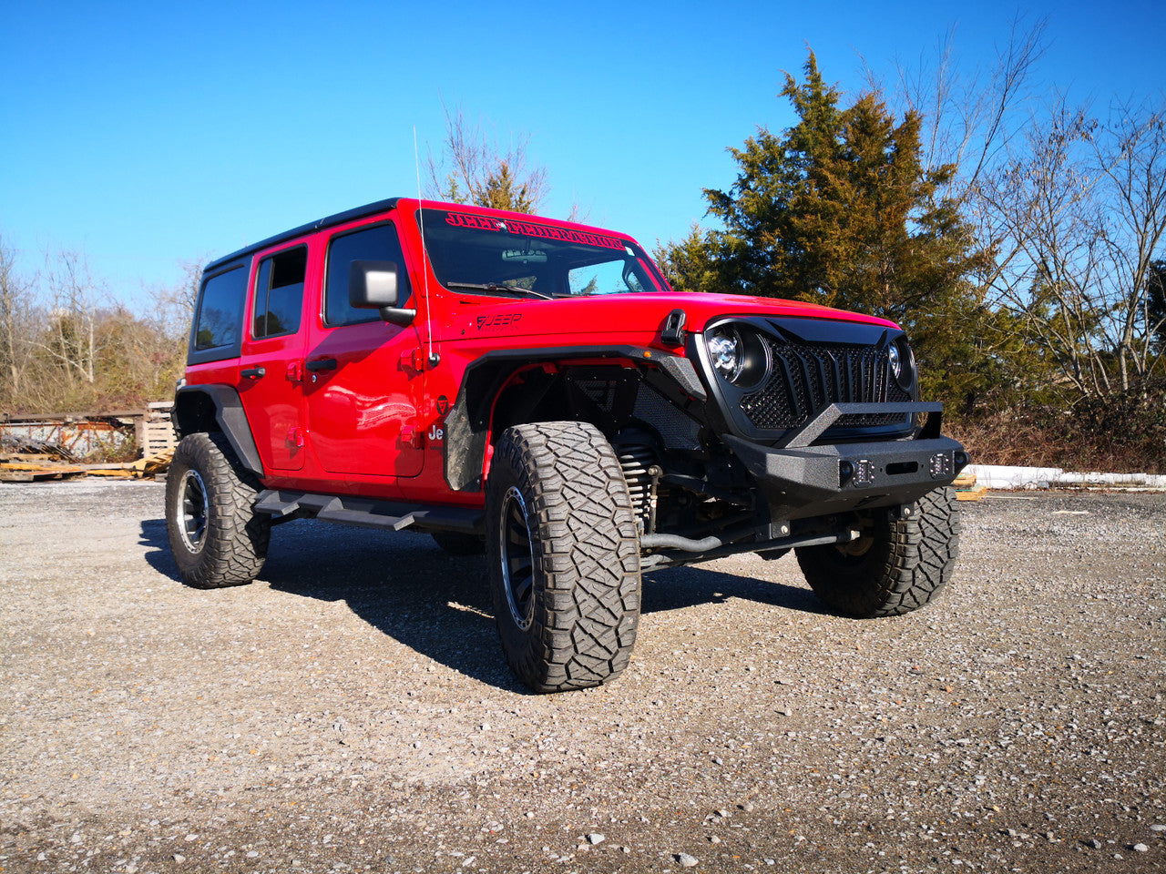 Front Aluminum Inner Fender Liners for Wrangler JL JLU JT 2018 Up Exterior Part