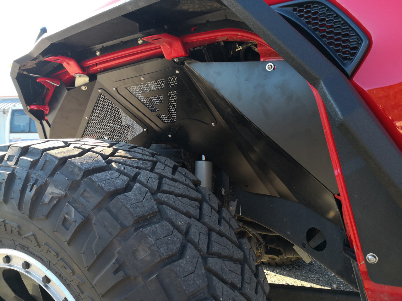 Front Aluminum Inner Fender Liners for Wrangler JL JLU JT 2018 Up Exterior Part
