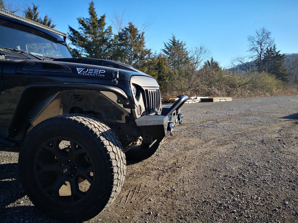 Front Rock Crawler Bumper for Wrangler JK 2007 - 2018 - GENSSI Bumper