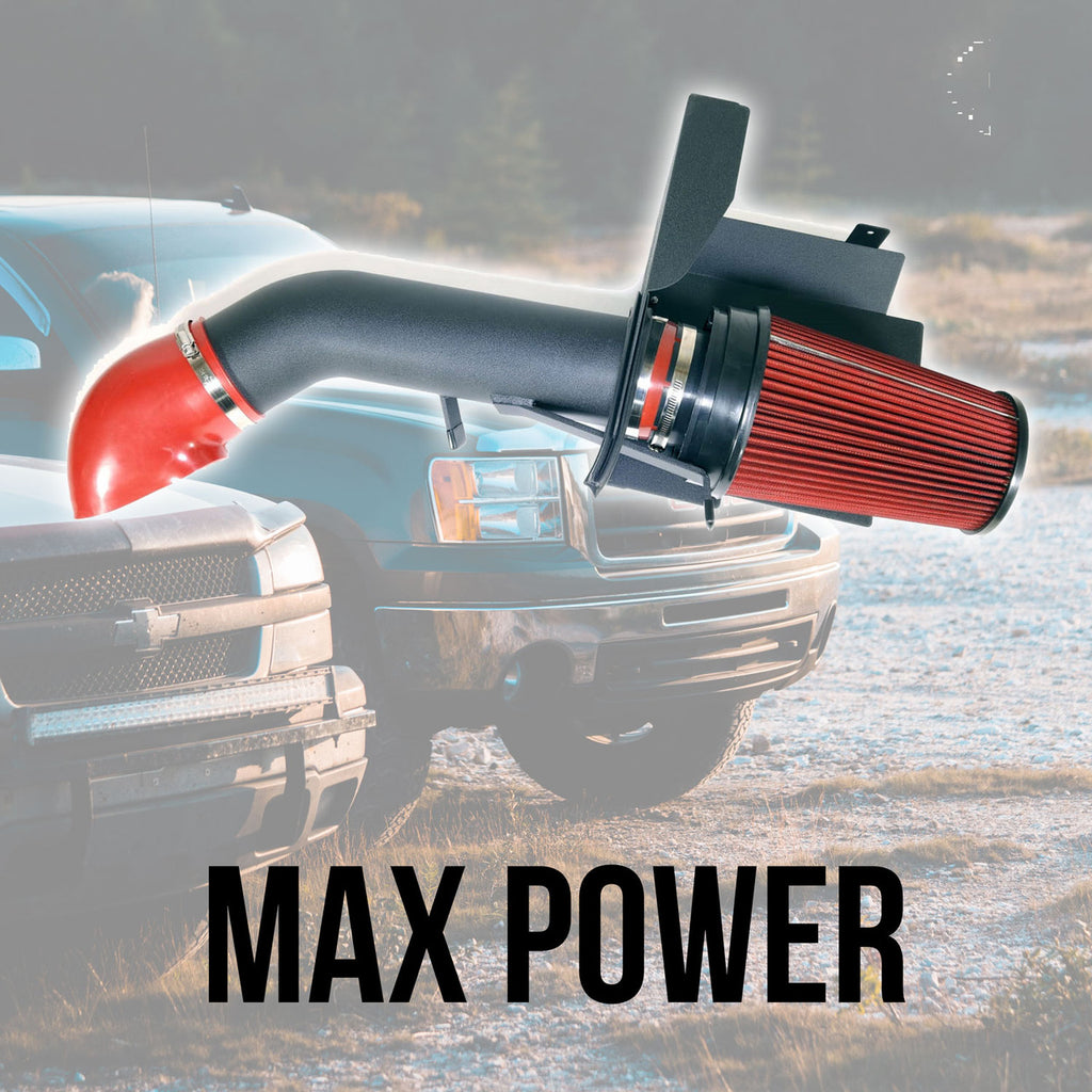 Air intake Kit with Heat Shield System for Chevy Silverado GMC Sierra 1999-2006 Performance