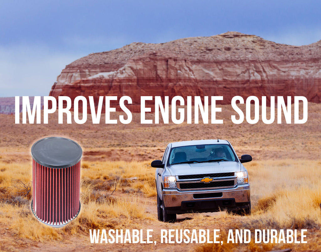 Air intake Kit with Heat Shield System for Chevy Silverado GMC Sierra 1999-2006 Performance