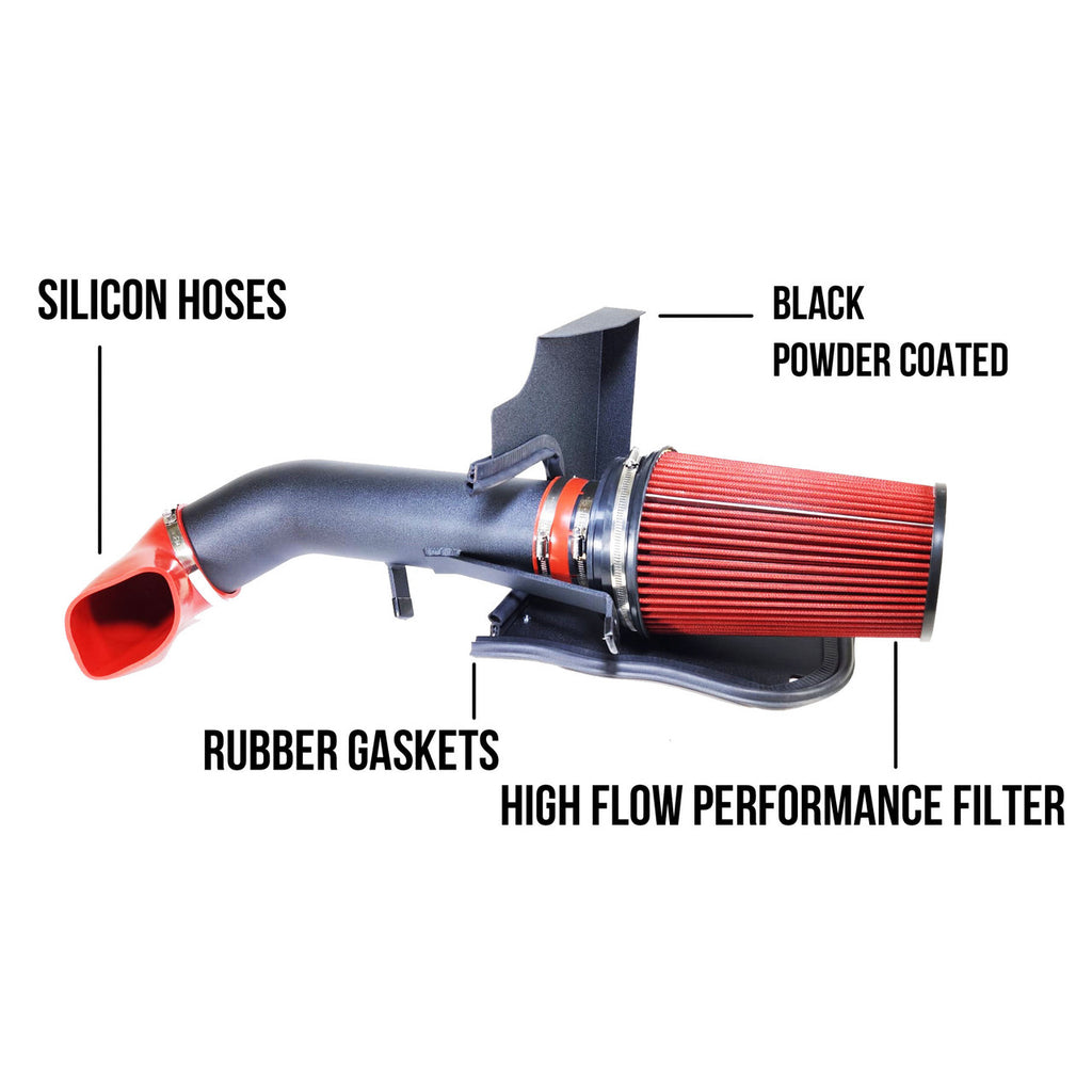Air intake Kit with Heat Shield System for Chevy Silverado GMC Sierra 1999-2006 Performance