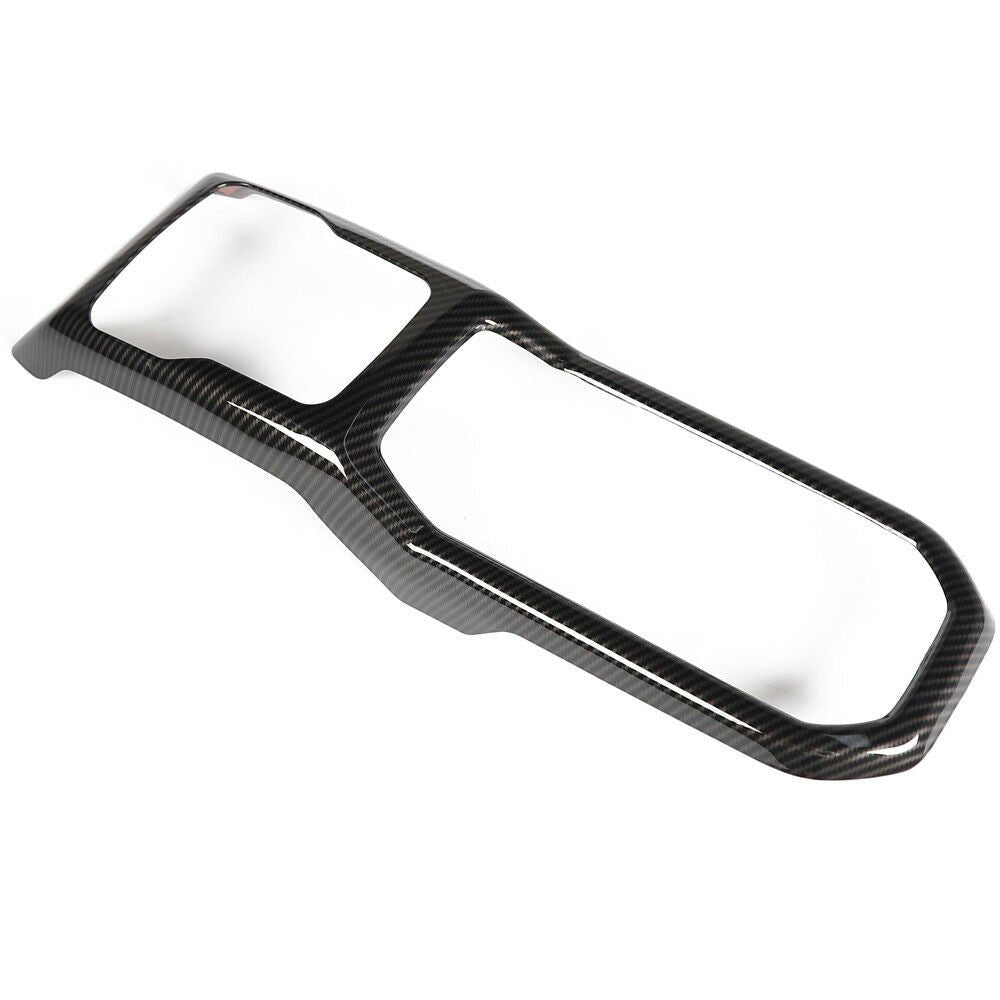 Carbon Fiber Inner Gear Shift Box Panel Frame Cover For Jeep Wrangler JL 2018 - 2023 - GENSSI Interior Part