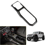 Carbon Fiber Inner Gear Shift Box Panel Frame Cover For Jeep Wrangler JL 2018 - 2023 - GENSSI Interior Part