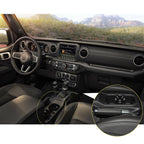 Gear Shift Panel Cover Frame Trim For Jeep Wrangler JL 2018 - 2023 Red - GENSSI Interior Part