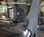 52 Inch Light Bar Bracket for Jeep Wrangler JL JLU JT Gladiator with A - Pillar Pod Mount - GENSSI Exterior Part