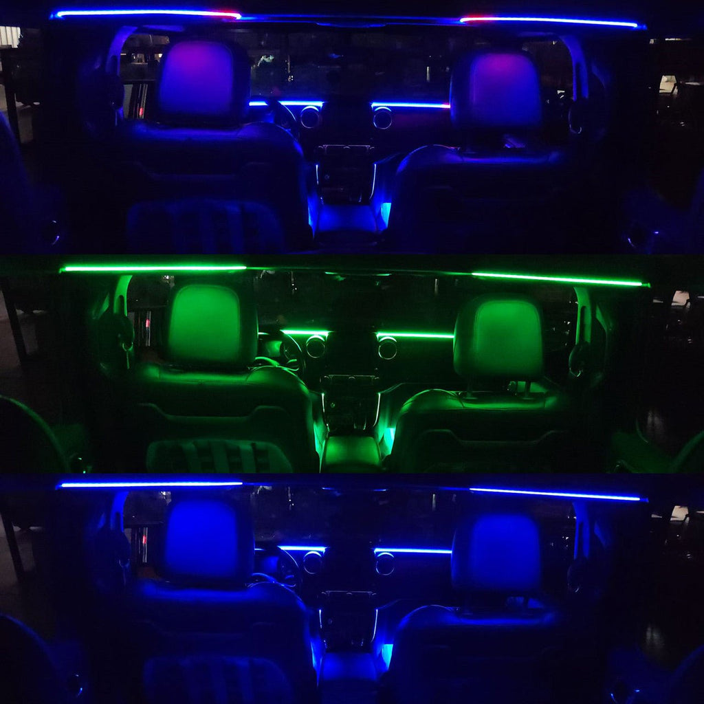 Interior Flow RGB LED Strip Kit for Jeep - GENSSI Interior Part