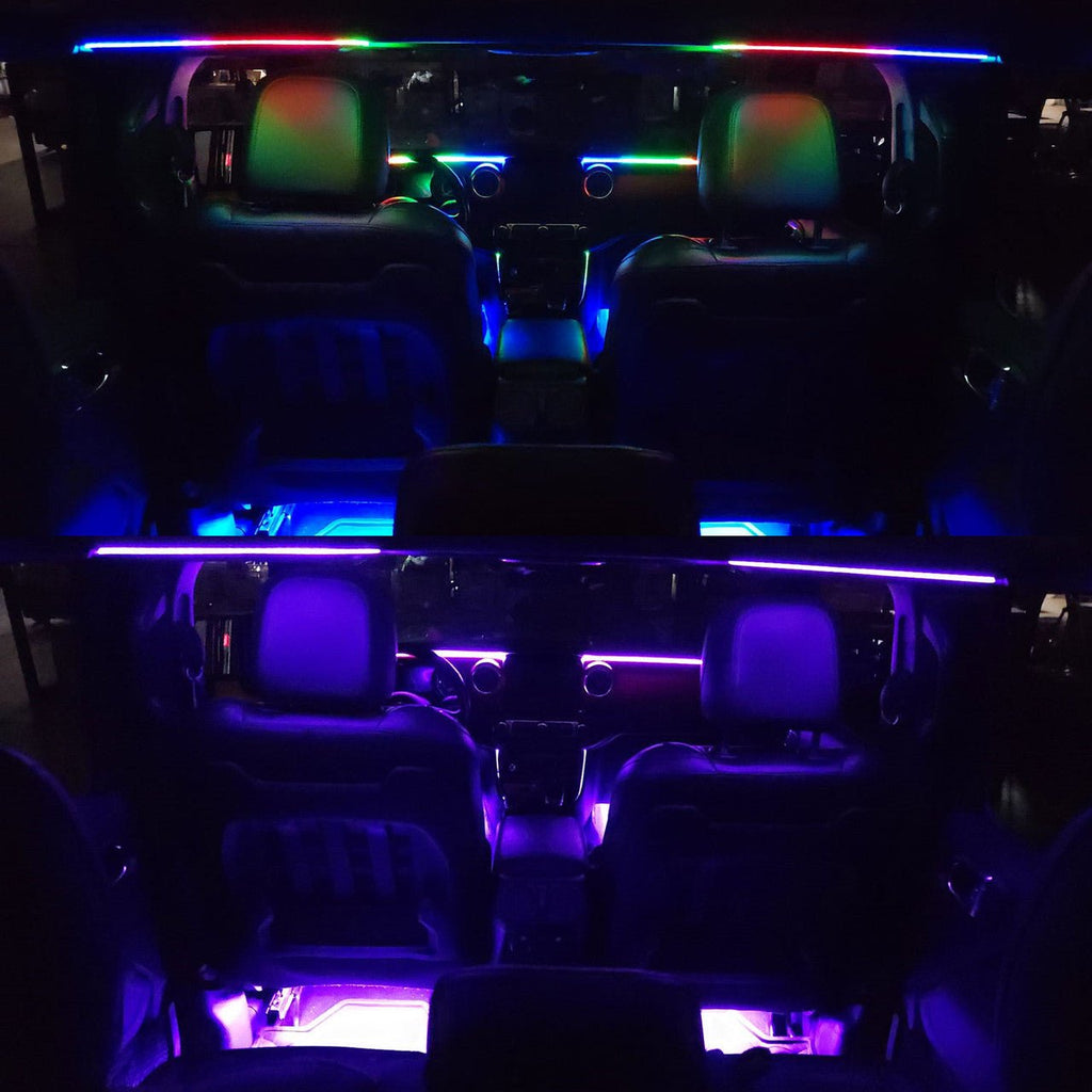 Interior Flow RGB LED Strip Kit for Jeep - GENSSI Interior Part