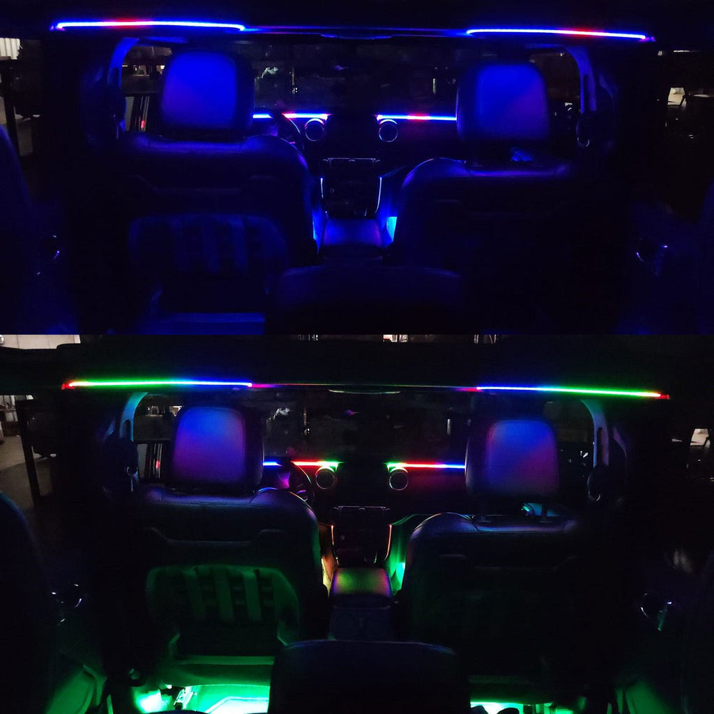 Interior Flow RGB LED Strip Kit for Jeep - GENSSI Interior Part