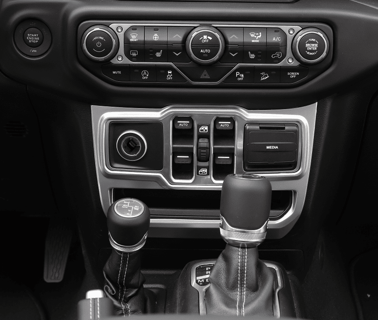 Interior Central Control Panel Cover Trim for Jeep Wrangler JL 2018 - 2023 - GENSSI Interior Part
