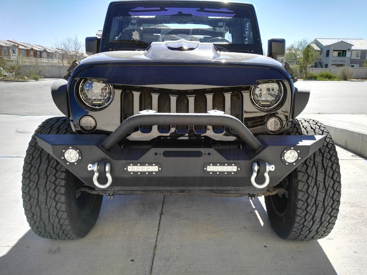 Front and Rear Rock Crawler Bumpers for Wrangler JK 2007-2018 Bumper