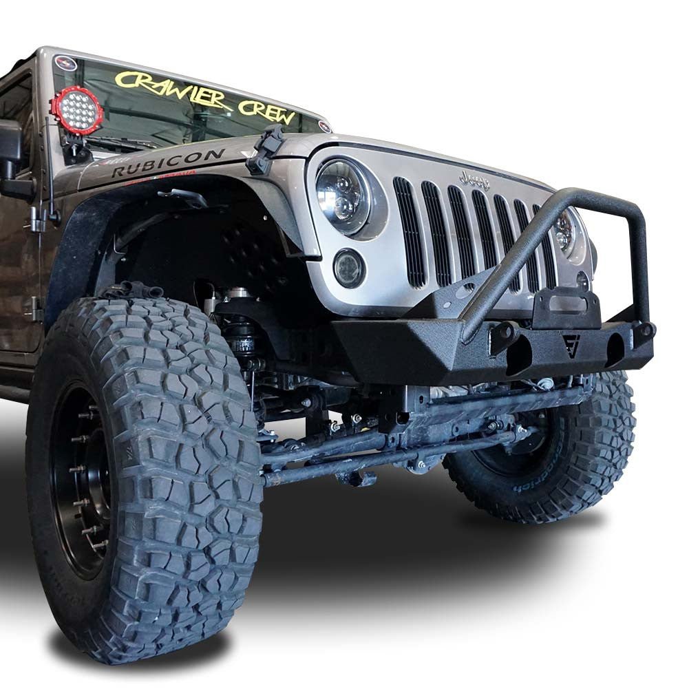 Front Transformer Seventeen Bumper w/Bull Bar for Wrangler 2007 - 2018 - GENSSI Bumper