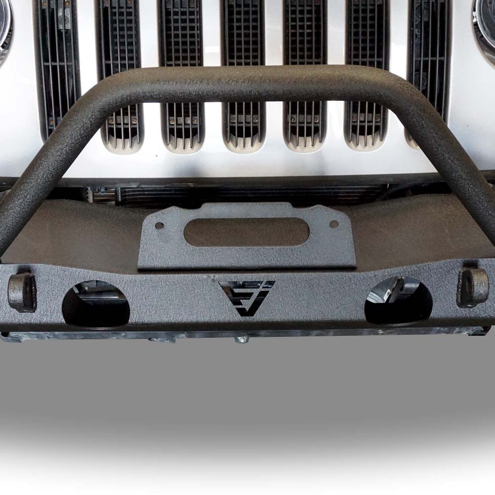 Front Transformer Seventeen Bumper w/Bull Bar for Wrangler 2007 - 2018 - GENSSI Bumper