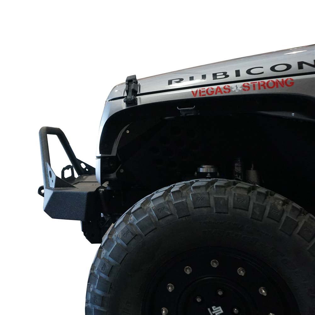 Front Transformer Seventeen Bumper w/Bull Bar for Wrangler 2007 - 2018 - GENSSI Bumper