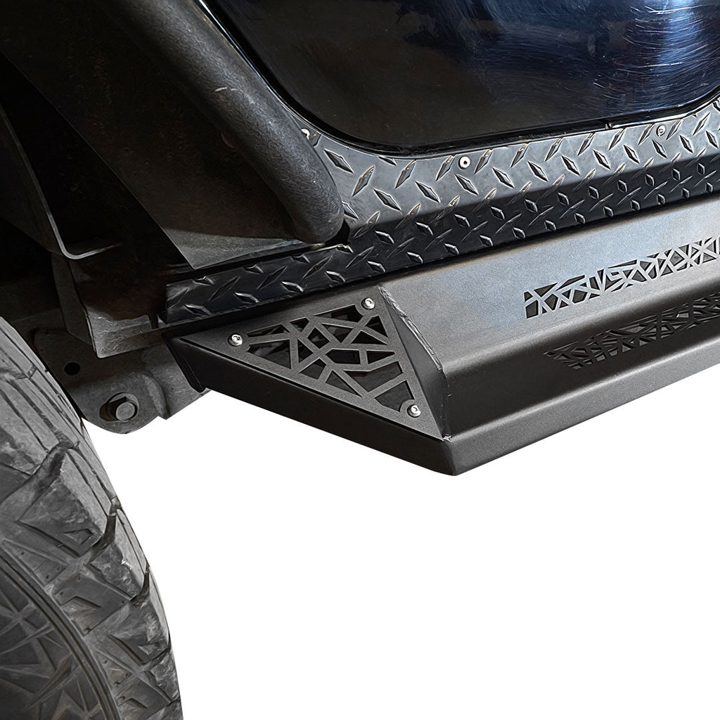 AGGRESSOR Side Steps Rail Steps Rock Sliders 2007-2018 Jeep Wrangler 4dr Exterior Part