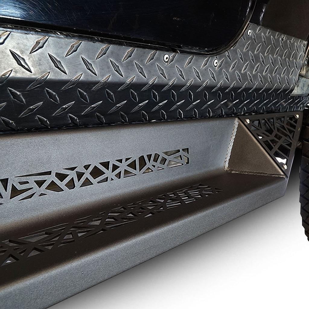 AGGRESSOR Side Steps Rail Steps Rock Sliders 2007-2018 Jeep Wrangler 2dr Exterior Part