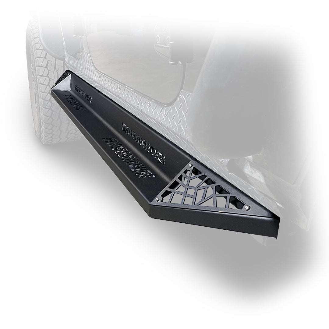 AGGRESSOR Side Steps Rail Steps Rock Sliders 2007-2018 Jeep Wrangler 4dr Exterior Part