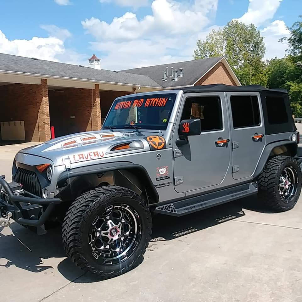 AGGRESSOR Side Steps Rail Steps Rock Sliders 2007-2018 Jeep Wrangler 4dr Exterior Part