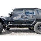 Tube Side Steps Rail Steps Rock Sliders 2007 - 2018 Jeep Wrangler 4dr - GENSSI Exterior Part