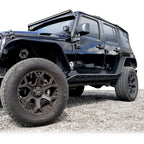 Tube Side Steps Rail Steps Rock Sliders 2007 - 2018 Jeep Wrangler 4dr - GENSSI Exterior Part