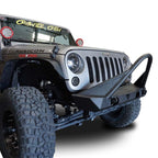 Front Transformer Nineteen Bumper w/Bull Bar for Wrangler 2007-2018 Bumper