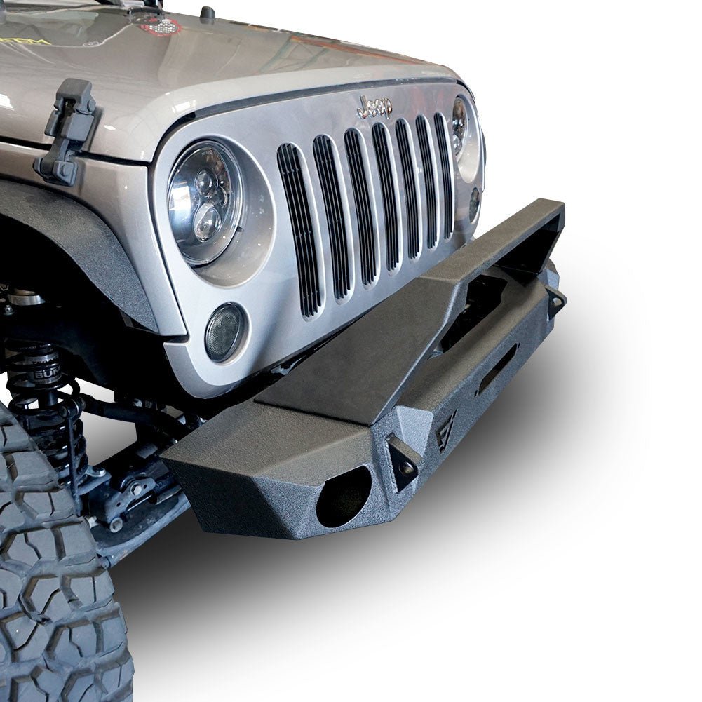 Front Transformer Seven Bumper w/Bull Bar for Wrangler 2007 - 2018 - GENSSI Bumper