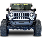 Front Transformer Seven Bumper w/Bull Bar for Wrangler 2007 - 2018 - GENSSI Bumper