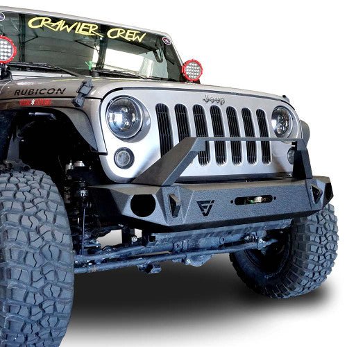 Front Transformer Seven Bumper w/Bull Bar for Wrangler 2007 - 2018 - GENSSI Bumper