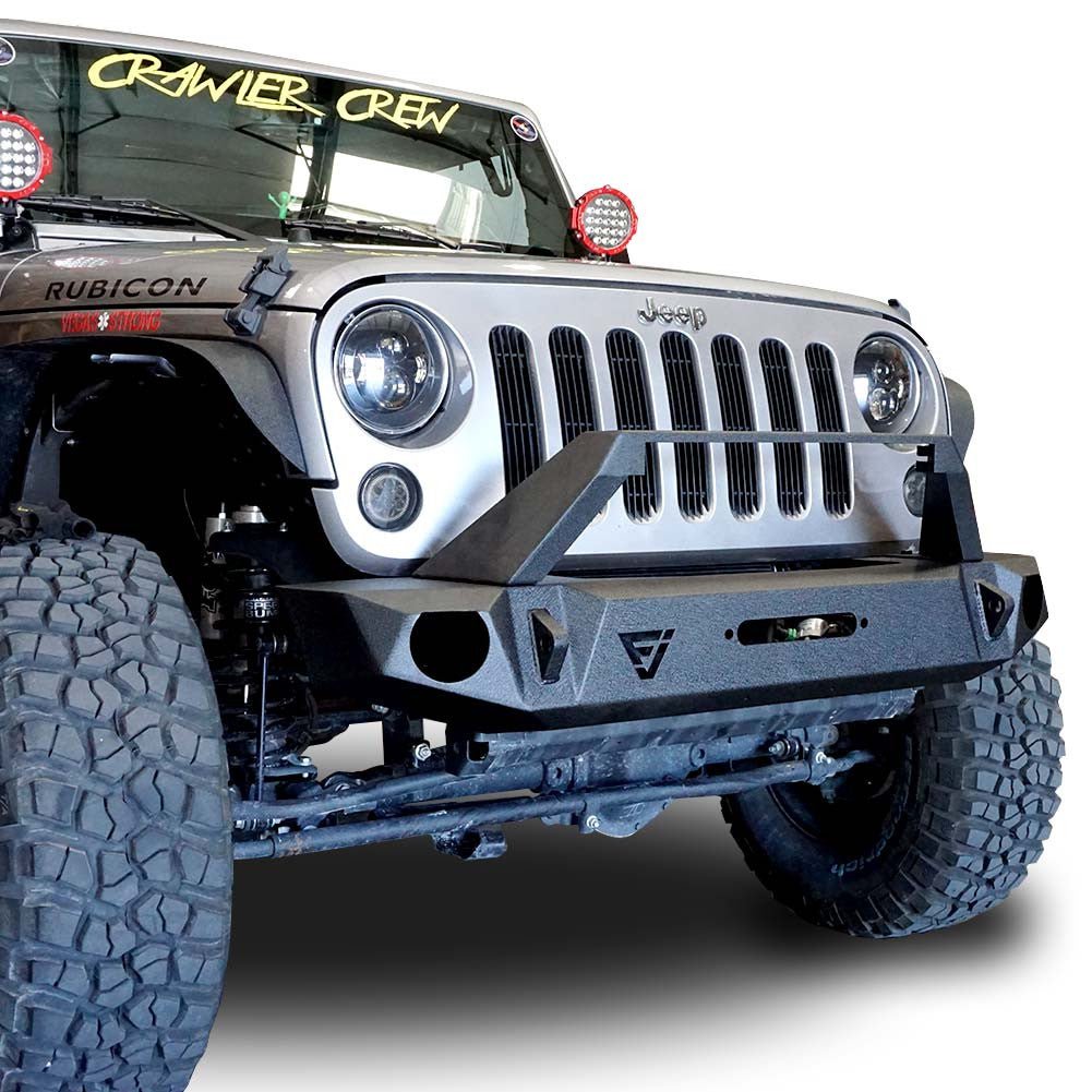 Front Transformer Seven Bumper w/Bull Bar for Wrangler 2007 - 2018 - GENSSI Bumper
