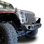 Front Transformer Seven Bumper w/Bull Bar for Wrangler 2007 - 2018 - GENSSI Bumper