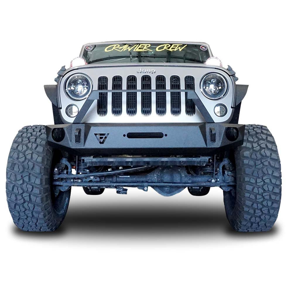 Front Transformer Seven Bumper w/Bull Bar for Wrangler 2007 - 2018 - GENSSI Bumper