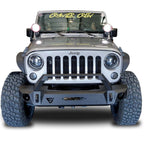 Front Transformer Seven Bumper w/Bull Bar for Wrangler 2007 - 2018 - GENSSI Bumper