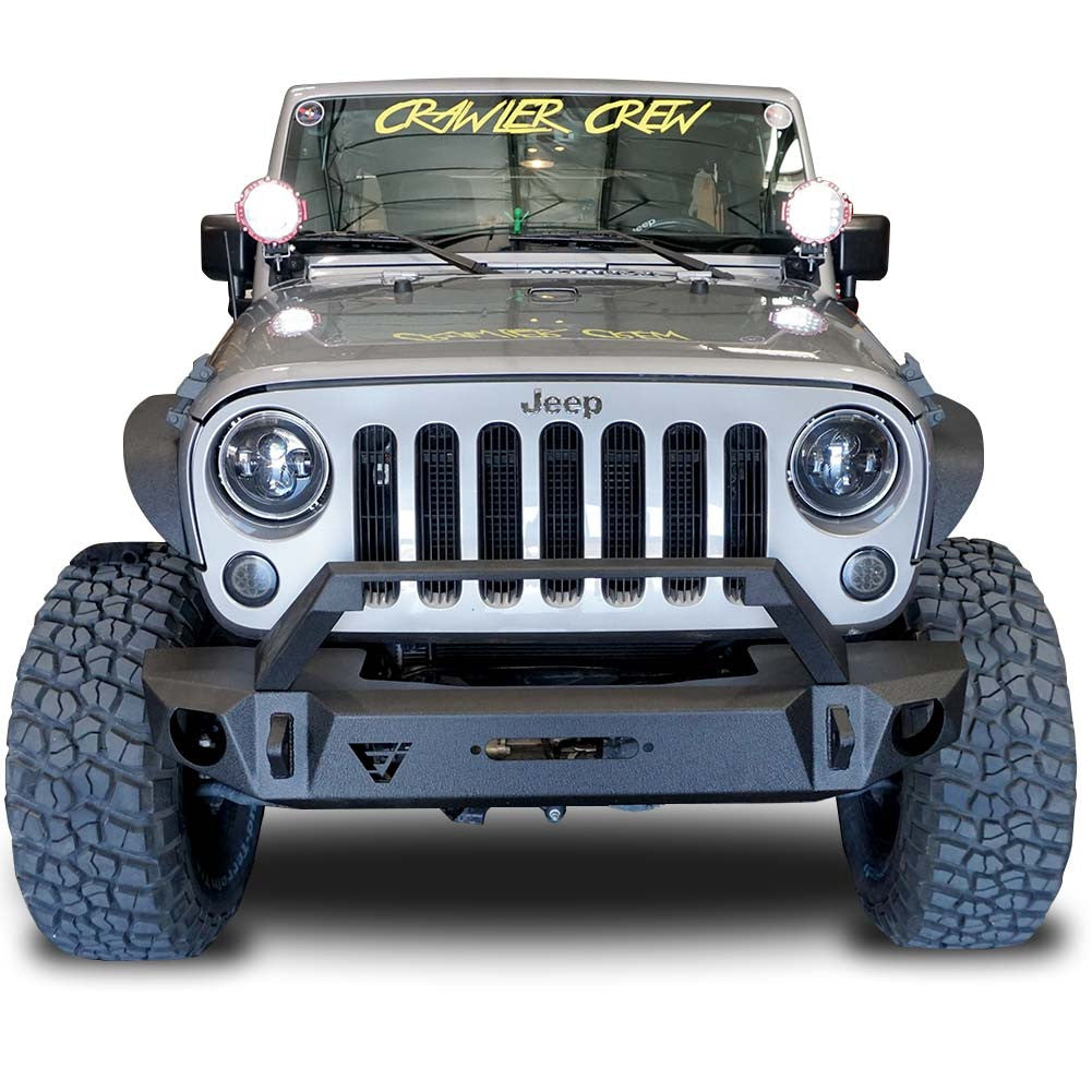 Front Transformer Seven Bumper w/Bull Bar for Wrangler 2007-2018 Bumper